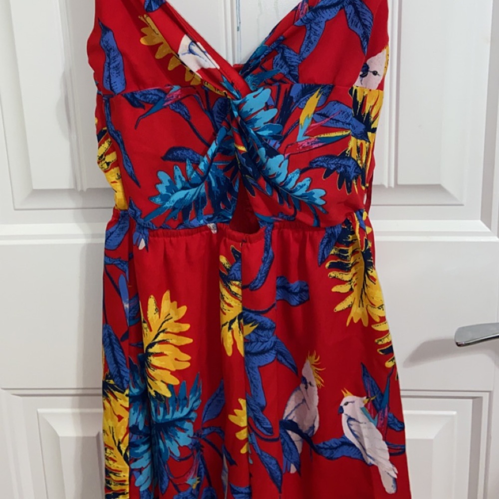Floral short romper